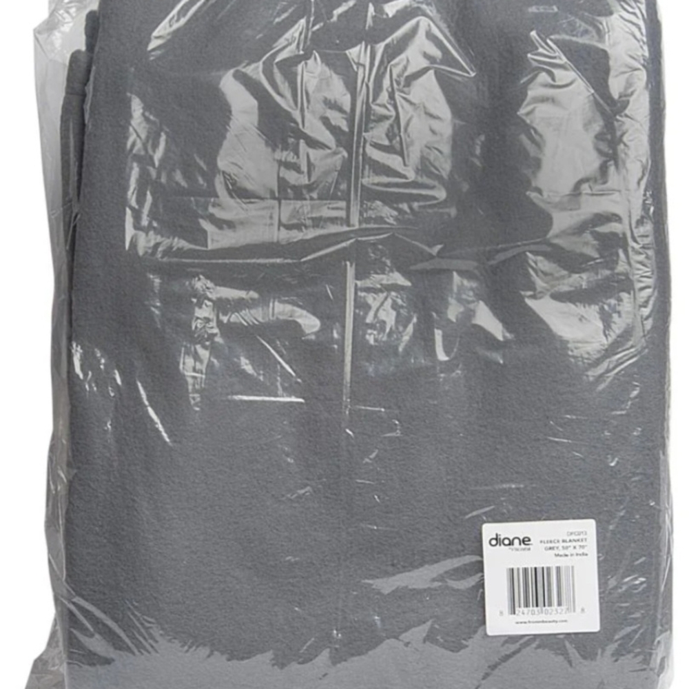 Gray Fleece Blanket